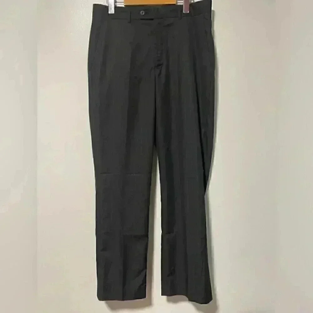 Max Black Striped Dress Pants, Size 32